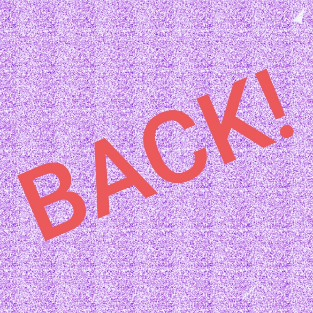 I'm back!